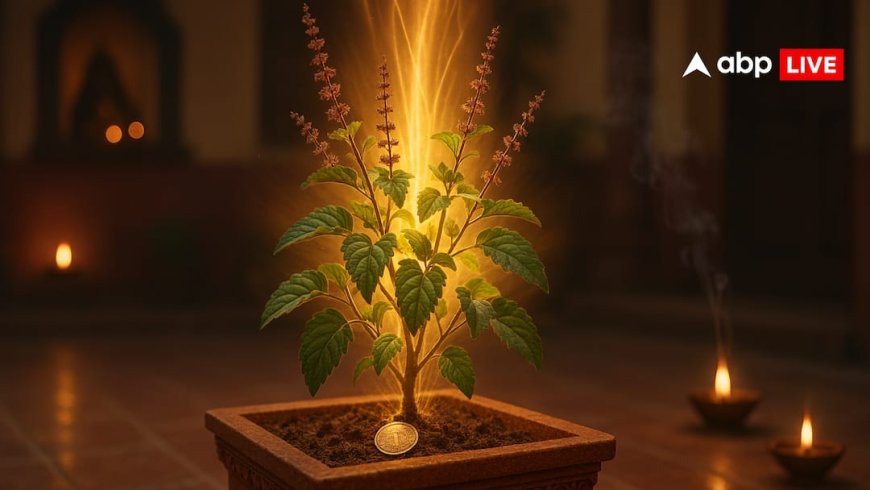 तुलसी के नीचे 1 रुपये का सिक्का रखने धन लाभ के साथ वास्तु दोष से मिलेगी मुक्ति! जानें अचूक उपाय