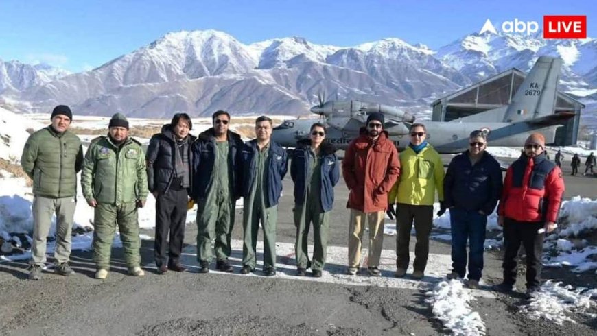 बर्फबारी के कारण लद्दाख और कश्मीर के बीच संपर्क टूटा, कारगिल में IAF ने यात्रियों को किया रेस्क्यू
