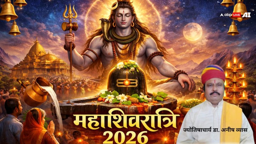 Maha Shivratri 2026: महाशिवरात्रि क्यों इतनी शक्तिशाली? ज्योतिषाचार्य से जानिए पूजा विधि, शुभ योग और शिव कृपा का पूरा रहस्य?
