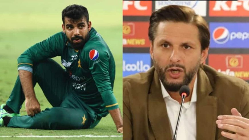 Watch: आपस में लड़ रहे हैं पाकिस्तानी क्रिकेटर्स, अब शाहिद अफरीदी ने शादाब को सुनाई खरी खोटी- कहा- बेटा तुम...