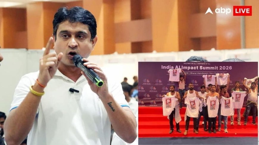 AI समिट में विदेशी डेलीगेशन के सामने क्यों किया प्रोटेस्ट? यूथ कांग्रेस अध्यक्ष ने abp न्यूज़ को बताई वजह