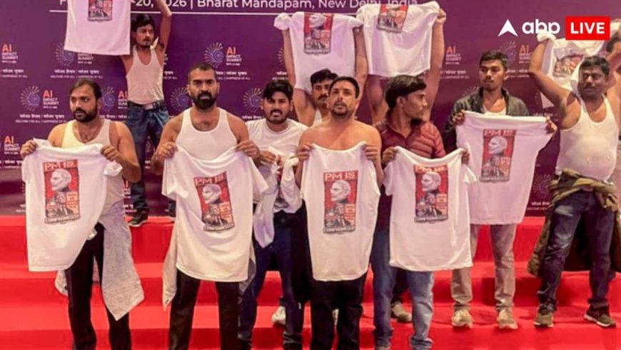 AI Summit 2026: AI समिट में यूथ कांग्रेस का प्रदर्शन, PM मोदी के खिलाफ लगाए नारे, क्या बोले IYC अध्यक्ष?