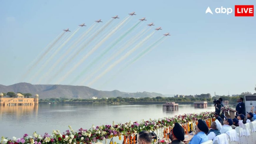 जयपुर के आसमान में दिखा वायुसेना का शौर्य, हैरतअंगेज करतबों ने मोह लिया सबका मन