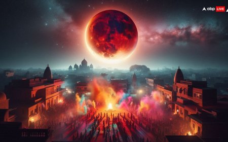रंगों के त्योहार पर ब्लड मून की दस्तक, इस बार चंद्र ग्रहण के साए में कैसे मनाए होली का पर्व?