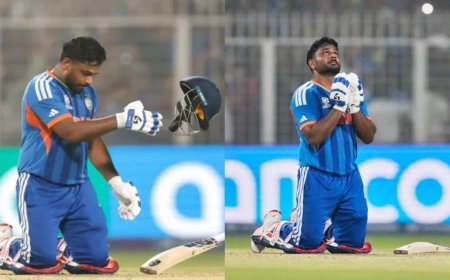 सेमीफाइनल मैच से पहले टीम इंडिया की बढ़ी टेंशन, संजू सैमसन बैन क्यों सोशल मीडिया पर कर रहा ट्रेंड, खेल पाएंगे आज