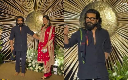 विजय देवरकोंडा के रिसेप्शन में राम चरण के नंगे पैर और काले कपड़ों ने खींचा ध्यान, जानिए इससे जुड़ा आध्यात्मिक कारण?