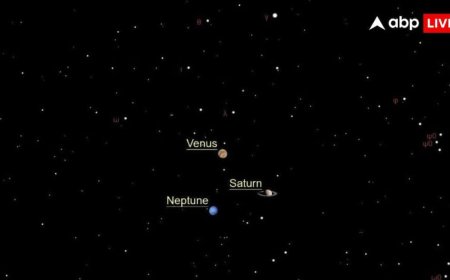 आसमान में 2 दिनों तक दिखेगा अद्भुत खगोलीय नजारा, ब्रह्मांड में एक सीध में दिखेंगे 3 ग्रह शुक्र, शनि और वरुण