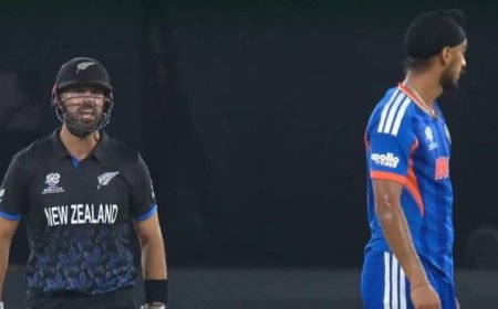 दिख रहा था विकेट, लेकिन जानबूझकर अर्शदीप सिंह ने डेरिल मिचेल को जड़ दी गेंद! फाइनल में हुआ भयंकर विवाद