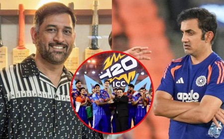 एमएस धोनी की पोस्ट पर आया गौतम गंभीर का जवाब, टी20 वर्ल्ड जीतने पर दी थी बधाई; फैंस ने पकड़ा सिर