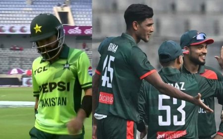 टी20 वर्ल्ड कप के बाद पहले मैच में पाकिस्तान हुआ शर्मसार, वनडे में सिर्फ 114 पर ऑलआउट हुई पूरी टीम