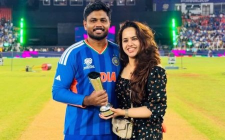 फेसबुक पर जब चारुलता को रात के 11 बजे किया था मैसेज, किसी रोमांटिक मूवी से कम नहीं संजू सैमसन की लव स्टोरी