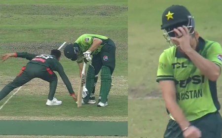सलमान आगा ने फेंक दिया हेलमेट, बीच मैदान में मचा जबरदस्त बवाल, पाकिस्तान-बांग्लादेश वनडे मैच का वीडियो वायरल