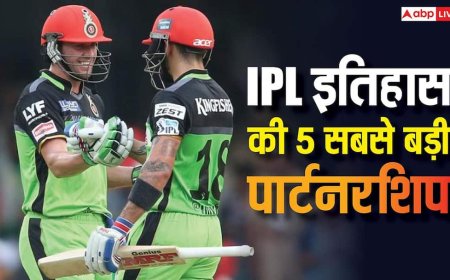 IPL Highest Partnerships: IPL इतिहास की 5 सबसे बड़ी साझेदारियां, इस मैच में तो दो बल्लेबाजों ने मिलकर मचाया था तूफान