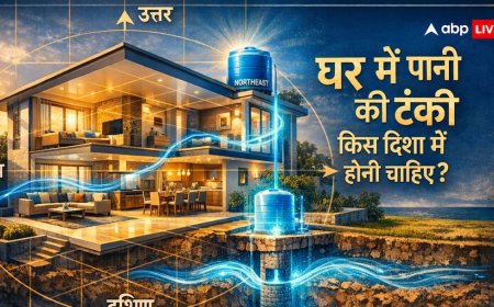 आपके घर, हाईराइज सोसाइटी या फ्लैट में पानी की टंकी किस दिशा में होना चाहिए? सही दिशा जानिए?