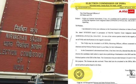 चुनाव आयोग के लेटर पर बीजेपी की मुहर, कांग्रेस-CPM-TMC ने उठाए सवाल तो आई EC की सफाई