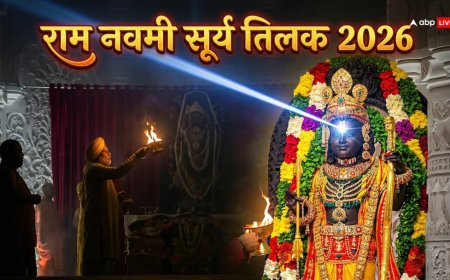 Ram Navami 2026: अयोध्या में आज रामलला का सूर्य तिलक! जानें समय, महत्व और LIVE देखने की सही जगह?