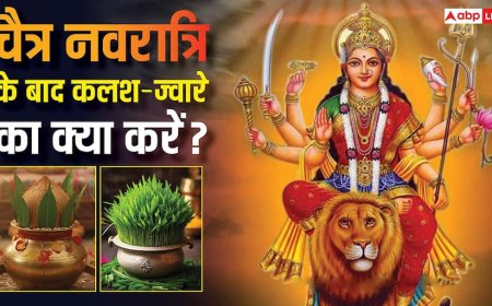 Chaitra Navratri 2026: चैत्र नवरात्रि के बाद ज्वारे और कलश का क्या करें, जानें विसर्जन की सही विधि