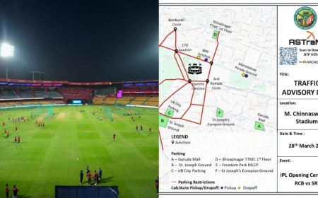 IPL 2026 के लिए बेंगलुरु पुलिस ने जारी की एडवाइजरी, पार्किंग से लेकर एंट्री-एग्जिट तक जानें सारी डिटेल 