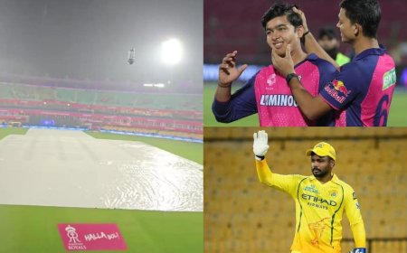 बारिश में धुल सकता है राजस्थान और चेन्नई का मैच, गुवाहाटी से आई दिल तोड़ने वाली खबर