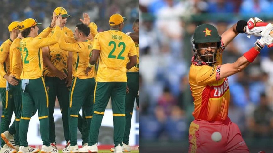 दक्षिण अफ्रीका से अकेले लड़े कप्तान सिकंदर रजा, 73 रन और 2 विकेट नहीं आए काम, SA की 5 विकेट से जीत