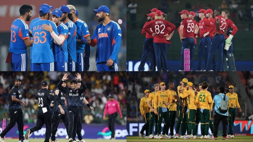 T-20 World Cup Semifinal: टीम इंडिया सहित ये चार टीमें हुईं पक्की, जानिए सेमीफाइनल मैचों का पूरा शेड्यूल और वेन्यू