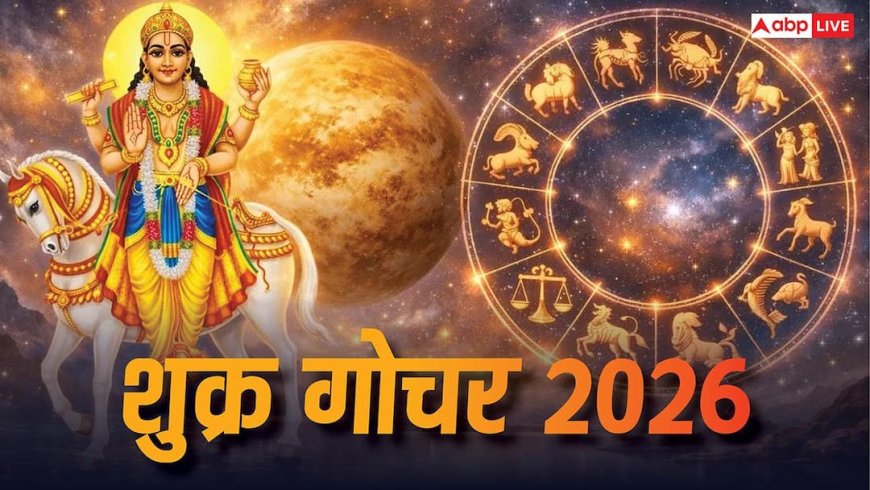 Shukra Gochar 2026: चंद्र ग्रहण से पहले शुक्र गोचर, मीन राशि में आकर इन राशियों को देंगे भौतिक सुख