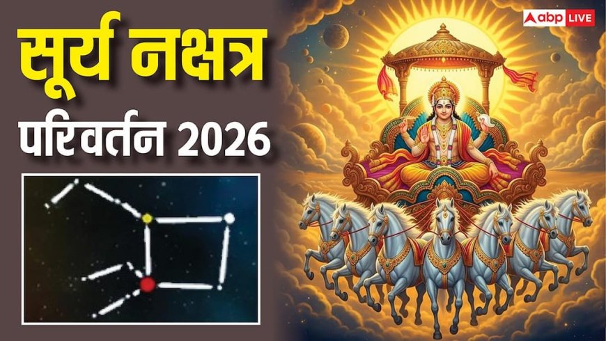 Surya Nakshatra Gochar 2026: पूर्वाभाद्रपद नक्षत्र में सूर्य गोचर से 4 राशियों को लाभ, मार्च में होगा ट्रिपल नक्षत्र गोचर