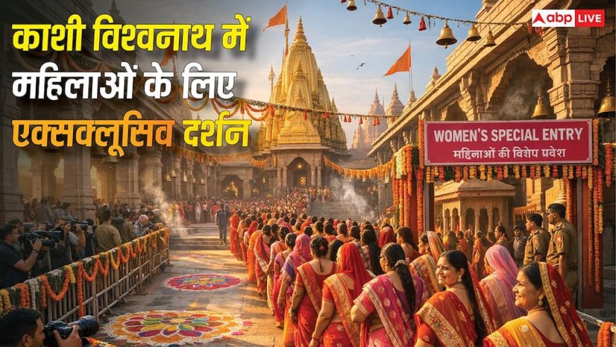 काशी विश्वनाथ मंदिर में महिला दिवस पर विशेष दर्शन, मिलेगा फ्री प्रवेश!