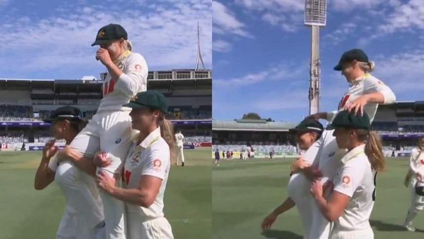 ऑस्ट्रेलियाई कप्तान ने जीत के साथ इंटरनेशनल क्रिकेट से ली विदाई, साथी खिलाड़ियों ने दिया सरप्राइज; देखें वीडियो
