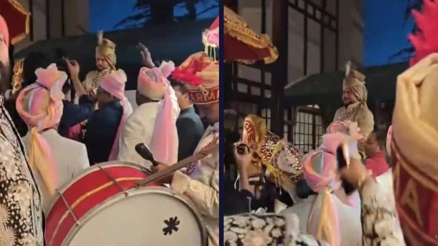 Kuldeep Yadav Wedding: दूल्हे राजा कुलदीप यादव ले चले बारात, शादी का लेटेस्ट वीडियो आया सामने; देखें