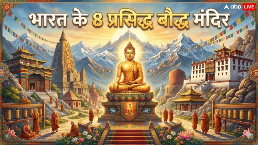 ज्ञान से निर्वाण तक भारत के 8 प्रसिद्ध बौद्ध मठों, जानिए इनके पीछे का इतिहास!