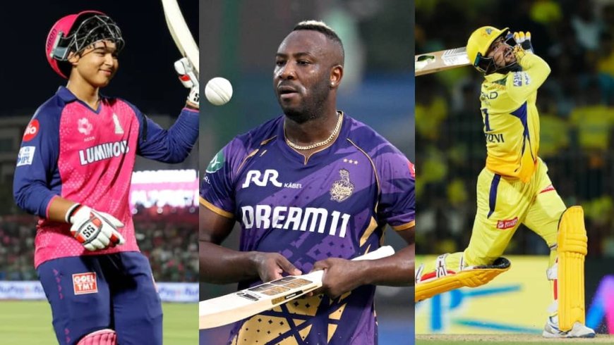 IPL करियर की पहली गेंद पर सिक्स लगाने वाले 10 बल्लेबाज, लिस्ट में वैभव सूर्यवंशी समेत 4 भारतीय