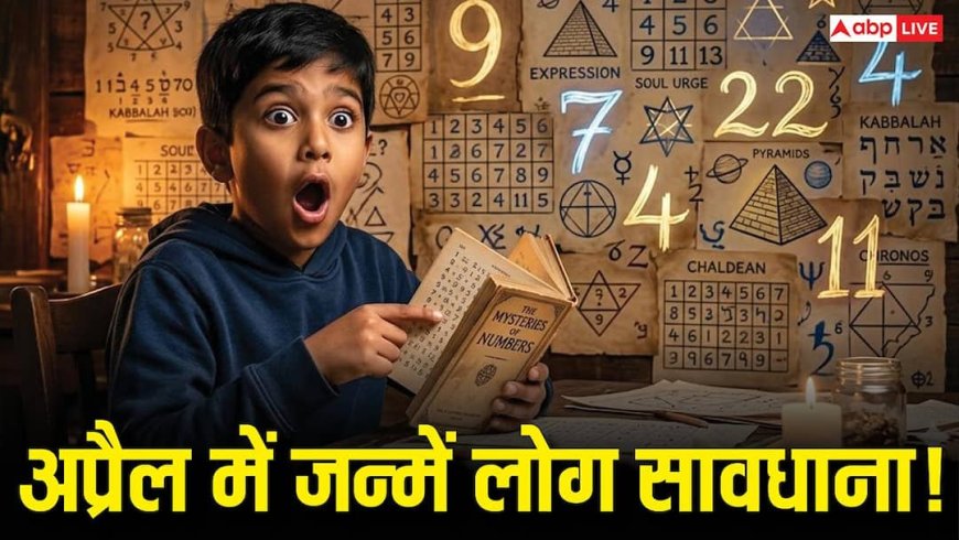 Numerology April 2026: अप्रैल में पैदा हुए लोगों के लिए बड़ी चेतावनी,14 और 23 तारीख वाले भूलकर भी न करें ये 2 गलतियां!