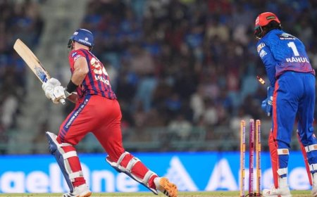 LSG vs DC 1st Innings: पहले मैच में घर पर ही पस्त हुई लखनऊ, दिल्ली के सामने 141 रन पर ऑलआउट; एंगिडी-नटराजन चमके