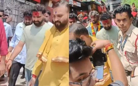 MI की हार के बाद रोहित शर्मा ने मां कामाख्या देवी मंदिर के किए दर्शन, तिलक भी आए नजर; जीत की मांगी दुआ