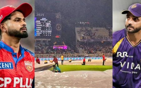 बारिश में धुला कोलकाता और पंजाब का मैच, बुरी तरह पिटने से बच गई KKR, दोनों टीमों को एक-एक अंक