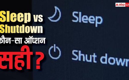 Tech Tips: Shutdown Vs Sleep... पीसी के लिए कौन-सा ऑप्शन बेहतर, किसे कब करना चाहिए इस्तेमाल?