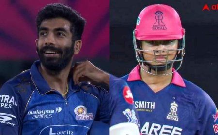 बुमराह की पहली ही गेंद पर वैभव सूर्यवंशी ने जड़ा छक्का, फिर लगाया एक और सिक्स; गेंदबाज ने ऐसा दिया रिएक्शन