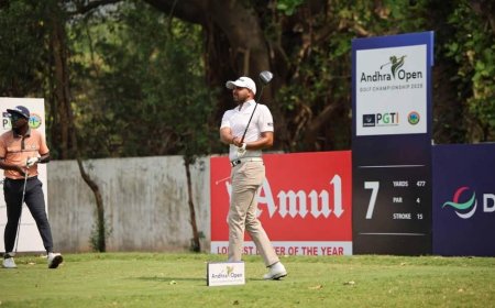 आंध्रा ओपन 2026 चैंपियनशिप में खालिन जोशी का जलवा, दूसरे दिन बनाई बढ़त