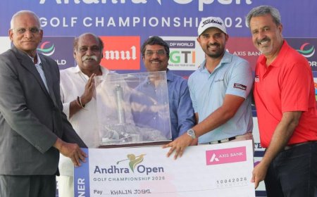 खालिन जोशी ने जीती आंध्र ओपन 2026 गोल्फ चैंपियनशिप, विजेता बनने पर मिली बंपर प्राइज मनी