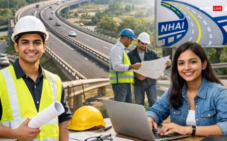 NHAI Internship 2026: नेशनल हाइवे ऑथोरिटी में 2 महीने की पेड इंटर्नशिप का मौका, हर महीने मिलेंगे 20 हजार; जल्दी करें आवेदन