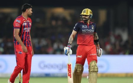 लखनऊ से पहली बार जीती RCB, बन गई नंबर-1; रसिख-भुवनेश्वर के कहर के बाद विराट का गजब इम्पैक्ट