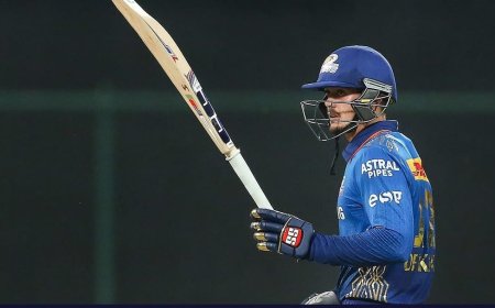 5 साल बाद ओपनिंग करने उतरे क्विंटन डिकॉक, 53 गेंद में जड़ दिया शतक; अकेले MI के लिए पलटी बाजी