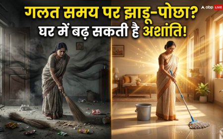 घर में कलह की वजह बन सकता है झाड़ू-पोछा लगाने का गलत समय, जानिए सही नियम?
