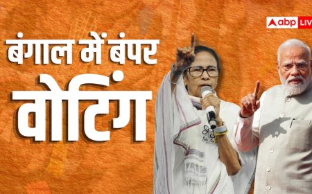 बंगाल ने शुरुआती घंटों में ही सुनाया बड़ा फैसला, तमिलनाडु से ज्यादा वोटिंग, जानें 9 बजे तक आंकड़ा कितना?