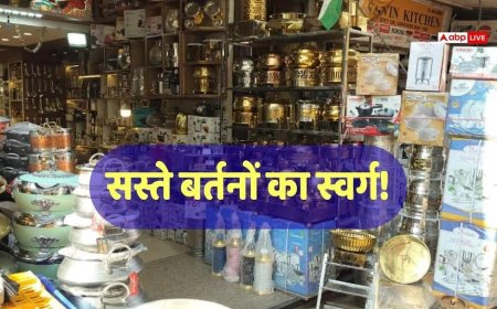 दिल्ली के इस बाजार में मिलते हैं सबसे सस्ते बर्तन, किलो के भाव खरीद लो, 2 रुपए से शुरू होती है कीमत