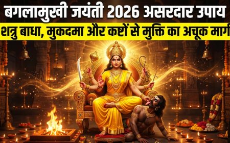 शत्रु बाधा और वाद-विवाद समस्याओं से मिलेगी राहत, आज बगलामुखी जयंती पर करें ये खास उपाय?