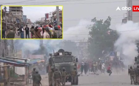 मणिपुर में फिर बवाल, हजारों की संख्या में सड़कों पर उतरे लोग, पुलिस-प्रदर्शनकारियों में झड़प, जानें पूरा मामला