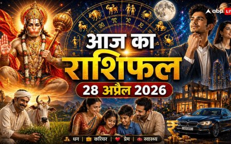 Aaj Ka Rashifal 28 April: 12 साल बाद सूर्य का मेष राशि में 'महासंयोग', आज मंगलवार को इन 5 राशियों की लगेगी लॉटरी, नोट कर लें शुभ मुहूर्त!