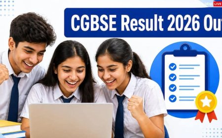 CGBSE Result 2026 Out: ​छत्तीसगढ़ बोर्ड ने जारी किए 10वीं-12वीं के नतीजे, इस बार इतने फीसदी रहा रिजल्ट; ऐसे देखें अपना स्कोरकार्ड